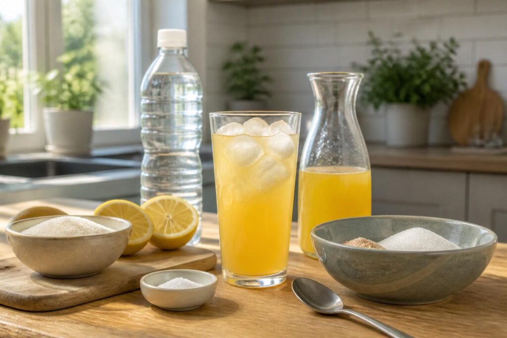 Boisson isotonique maison : recette et dosages