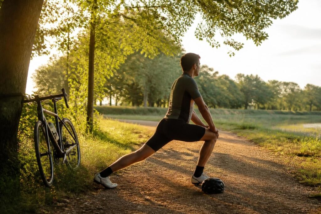 Étirements après le vélo : la séance de récupération