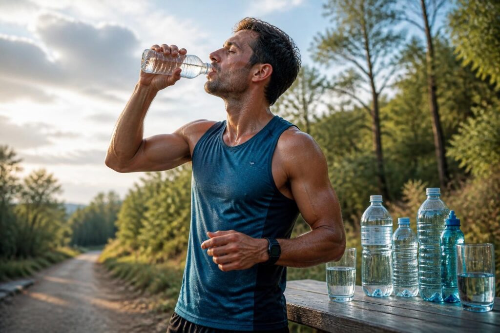 découvrez combien d'eau boire et à quel moment pour rester bien hydraté pendant l'effort physique et optimiser vos performances.