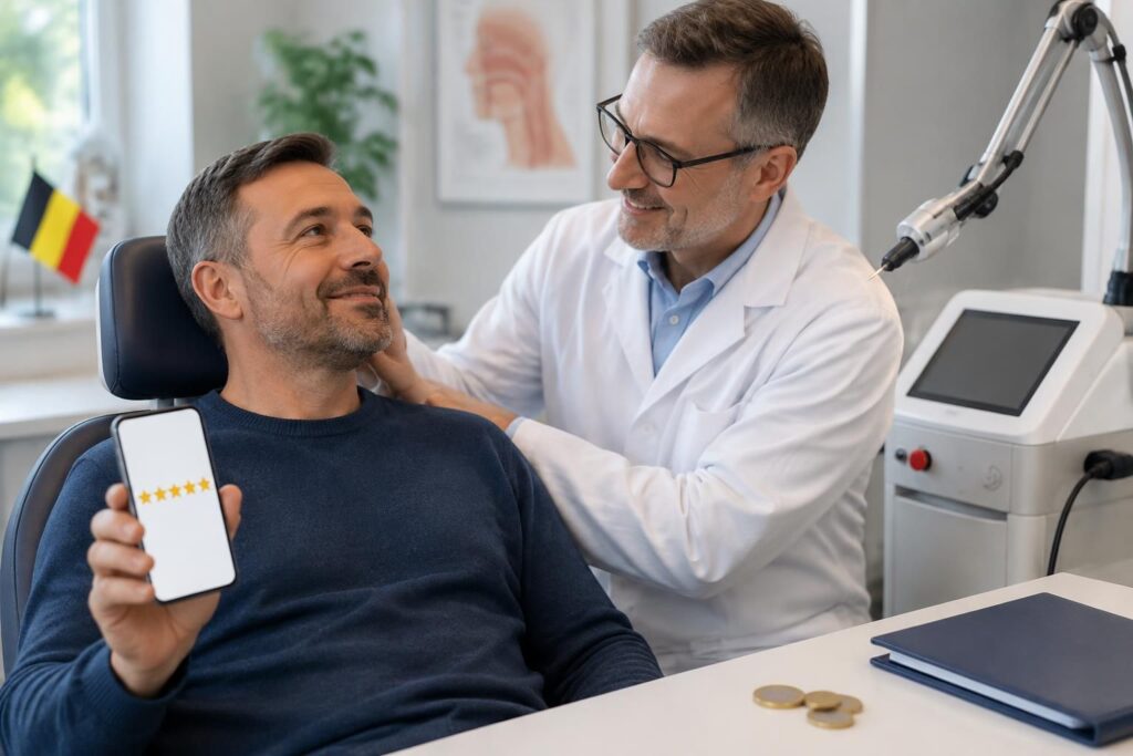 Opération ronflement laser : avis et prix en Belgique