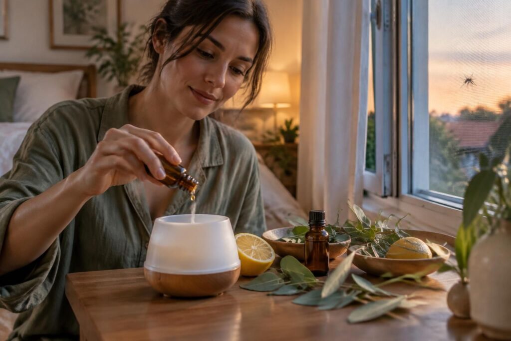 Comment utiliser l’huile essentielle eucalyptus citronné contre les moustiques
