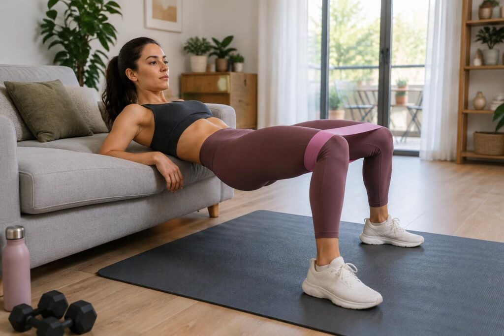 Hip trust et hip thrust : exercices pour renforcer les fessiers à la maison