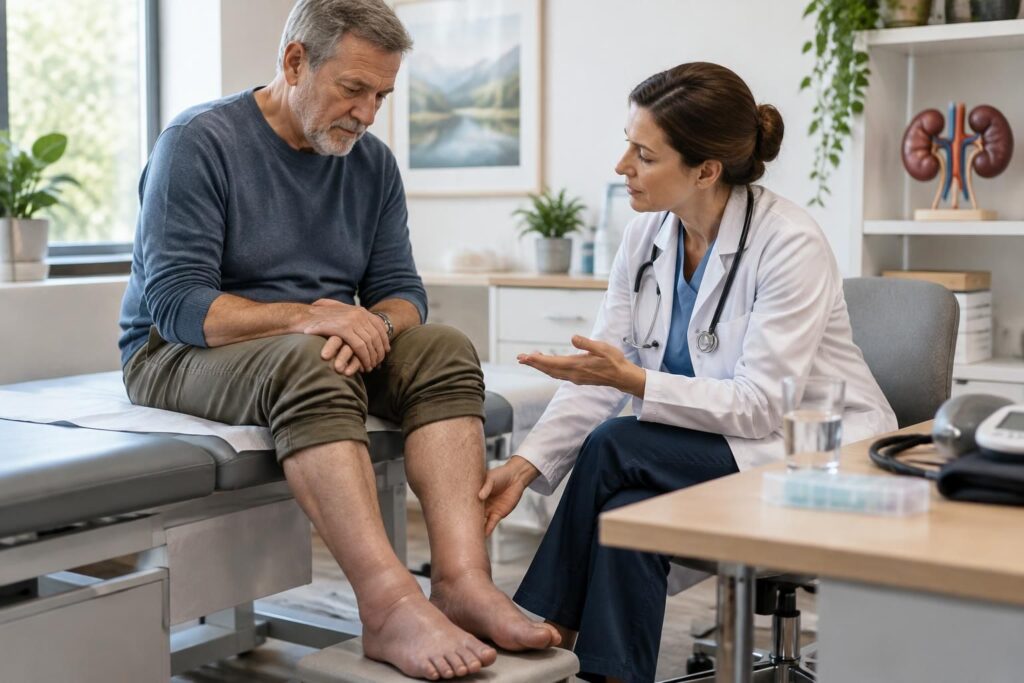Symptôme créatinine élevée et traitements adaptés